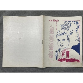 Tập nhạc xưa - tuyển tập ca khúc Mùa Mưa Qua Mau - Xuất bản: sau 1975 - Tác giả: Nhiều tác giả và n