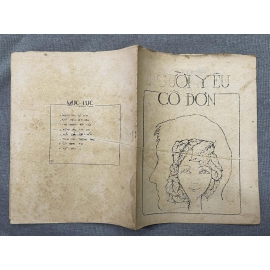 Tập nhạc xưa - tuyển tập Người Yêu Cô Đơn - Xuất bản: trước 1975 - Số trang: 16 trang x 8 ca khúc