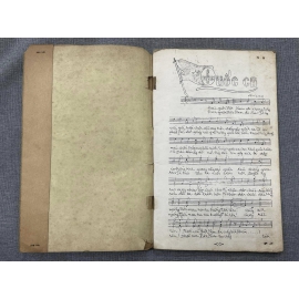 Tập nhạc xưa - tuyển tập Ca khúc Tiền Chiến - Xuất bản: trước 1975 - 52 trang - Tác giả: Nhiều tác