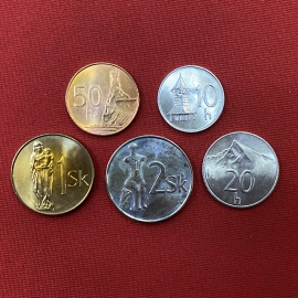 SLOVENIA (2001-2008) - SET 5 XU