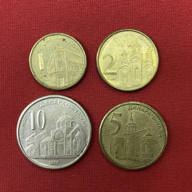 SERBIA (2000-2009) - SET 4 XU