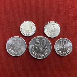 POLAND (1971-1983) - SET 5 XU