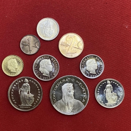 SWITZERLAND (1957-2011) - SET 9 XU