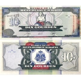 Cộng hòa Haiti - 10 Gourdes 2000